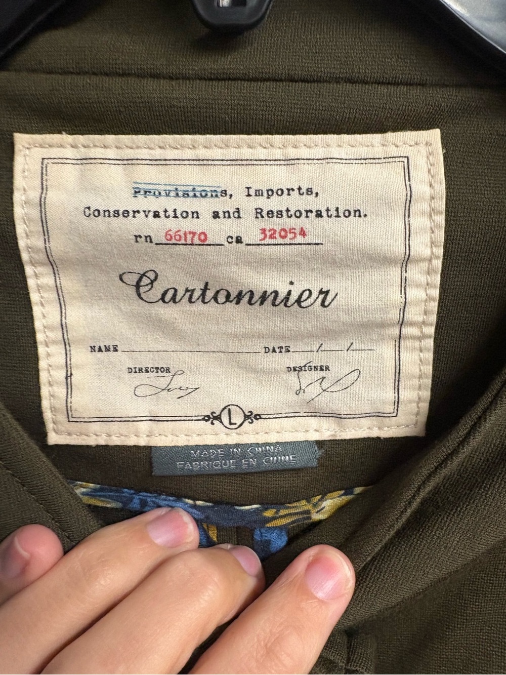 Cartonnier Anthropologie Knit Cropped Military Style Jacket Blazer Size Large - Picture 3 of 4
